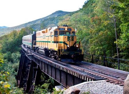 CSRR train on trestle